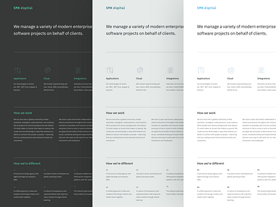 Minimal landing colour choice clean clean resume clean ui cloud computing design developer digital integration interface landing page minimal simple software software engineer software project technology typography web web design website