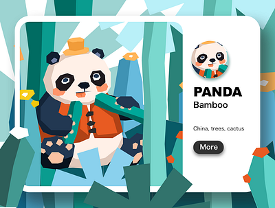 Panda branding design icon illustration typography ui