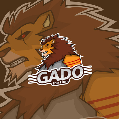 gado the lion adobe adobe illustrator arcade bloody roar character consoleart emblem esport esportlogo esports esports logo fight fighting game game gameart illustration lion logo vector wild lion