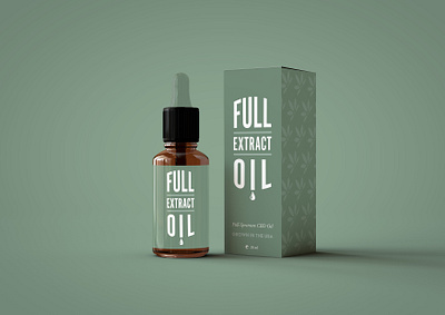 CBD Oil Packaging branding cosmetics design freelance designer logo packaging packaging design pattern