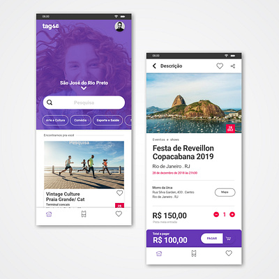 Tagse app design ui ux uxui