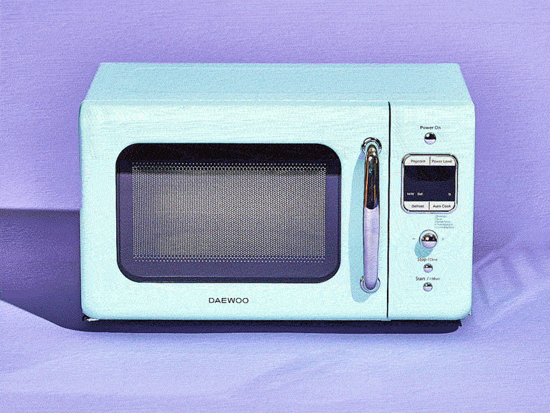 Microwave Magic animation apartment therapy art direction art director cleaning design designer gif gif animation hack microwave styling