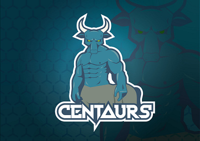 CENTAURS branding design esport logo flat icon illustration logo mascot design minimal vector