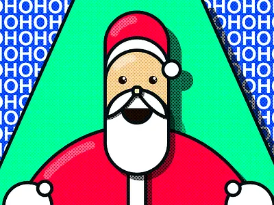 Santa Claus christmas design illustration vector