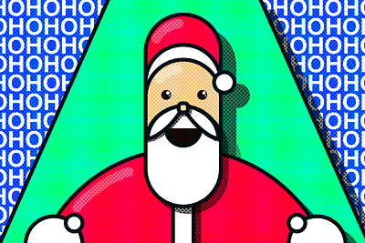 Santa Claus christmas design illustration vector