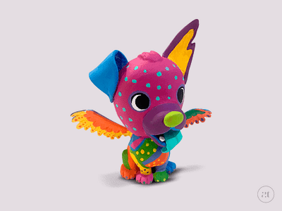 Dante alebrije alebrije clay dante day of the dead modeling clay painting sculpture