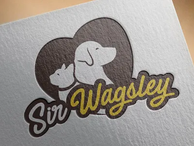 Pet Animal Logo - Sir Wagsley animal animal art animal illustration animal logo brand branding cat catlogo design dog dog logo identity illustration logo logodesign pet pet care pets vector