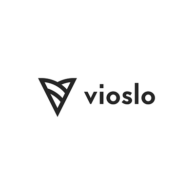 vioslo logo black kayak logo logo design minimal minimalistic minimalistic logo paddle vector