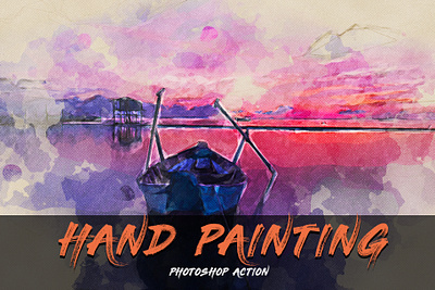 Hand Painting Photoshop Action action actions art artistic artwork atn canvas photo manipulation photoshop action wall art watercolor watercolor art watercolor painting