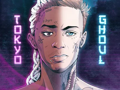 Tokyo Ghoul album cover album cover design anime comic book comics concept art highly suspect hiphop illustration manga music rap tokyo ghoul young thugg
