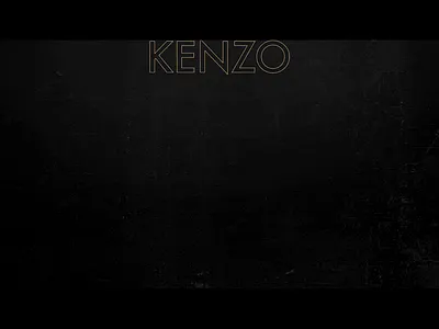 KENZO ARTEFACT SHOT 01 aftereffects glitch illustration kenzo motiongraphics title design typogaphy