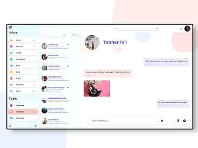 Mail app for desktop app design application design photoshop simple ui ui design uiux user interface ux web design xd design