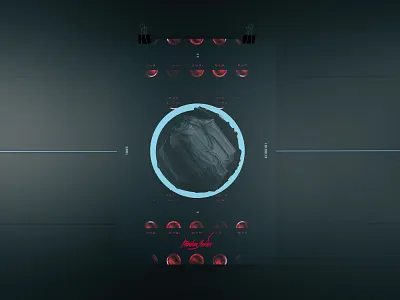 Random Series - Poster #1100101 3d abstract dark theme glitch mockup poster randomseries