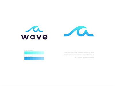 WAVE 3d animation brand branding combination design graphic graphic design holiday icon illustration logo motion graphics ocean simple typography ui ux vector wave