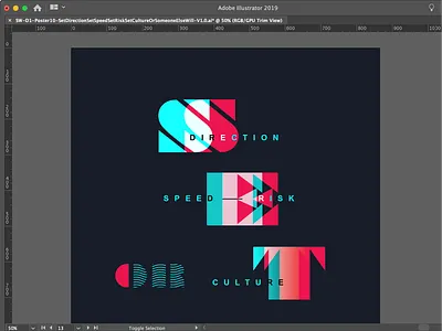 Progress 3 colorful gradient illustrator letter letter design letter e letter s letter style lettering lettermark letters patters poster quote shapes simple typo typogaphy typographic typography art