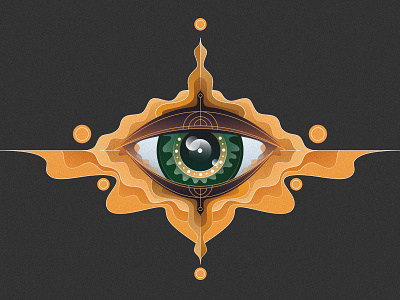 Mystic Eye bold design eye graphic illustration mystic vector