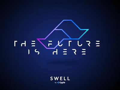 Swell 2017 event branding event design future logo ripple swell