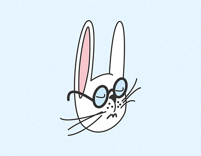 Grumpy Hare bunny cartoon cartoon character character character art character design character illustration hare illustrator rabbit vector