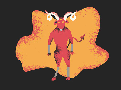 23/30 vectober - ancient halloween illustration inktober satan spooky third eye vectober