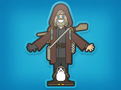 Space Farm Boy character design childrens illustration digital art disney illustration kidlit kids art lucasfilm space star wars vector