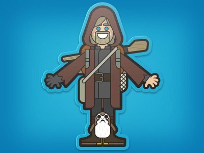 Space Farm Boy character design childrens illustration digital art disney illustration kidlit kids art lucasfilm space star wars vector