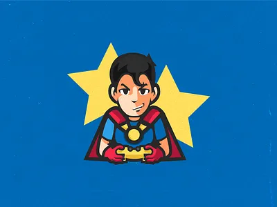 Bahia eSports bahia branding esport esports illustration logodesign logotype mascot mascotlogo superman