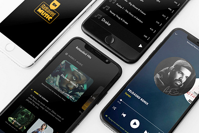 Music App UI adobexd drake freelance designer hire me mobile app design music app music player ui uiux