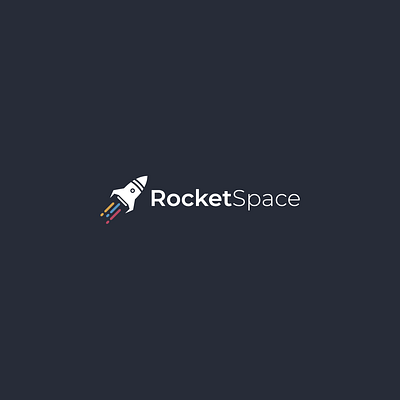 Rocket Space debuts debutshot design flat logo vector