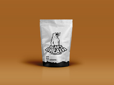 Bear's Breath Coffee bear branding coffee coffeeshop graphic design illustration logo logodesign weekly warm up