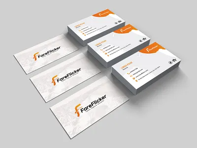 Fare Flicker Business Card Design business card business card template card company design designer business card nisha nisha droch nisha f1