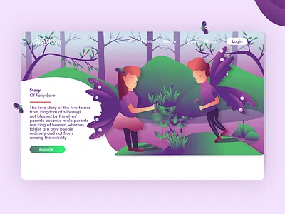 Storytoon animation design illustration ui ux web website