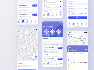 School App - Campus Life 3 app app design campus app school app student app ui ui design ux