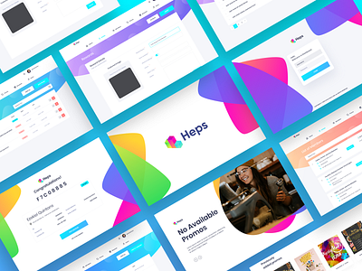 HEPS - E-raffle System daily ui dashboard dashboard ui design gradient design landing page raffle ui user interface web design website