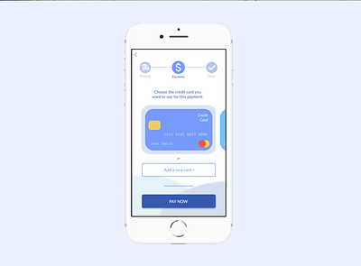 Credit card payment - iOS - DailyUI app card design checkout credit card form credit card payment creditcard dailyui dailyui 002 ios ios app payment ux uxdesign