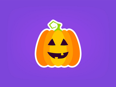 Sticker Mule Halloween Playoff halloween happy happy halloween holiday icon illustration jack o lantern lantern october pumpkin scary trickortreat vector vegetable