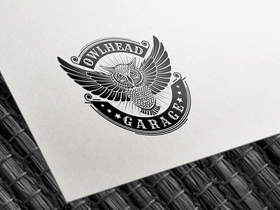 Logo Design of Owlhead artwork branding crafts design hand drawn illustration logo sketch vector vintage