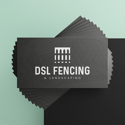 DSL Fencing & Landscaping business card marketing