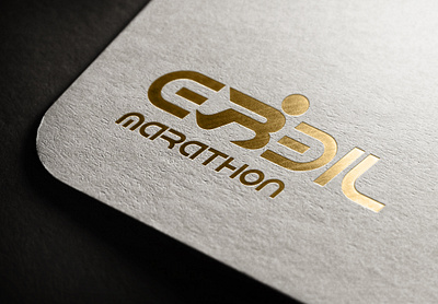 Erbil Marathon branding design graphic illustration logo mockup typography