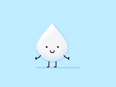 Milk drop 2d after effects aftereffects character drop flat illustration illustrator milk motion design vector video