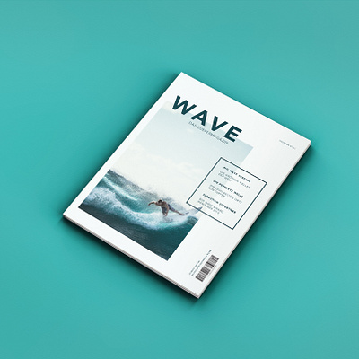 Editorial Design - WAVE branding design designstudio editorial design graphicdesign minimalistic surfing typography