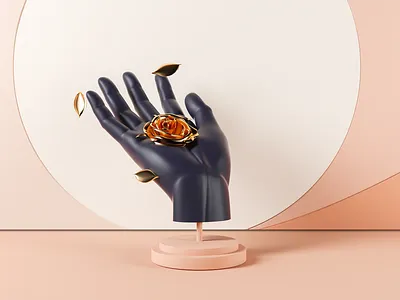 12 Labours - Sisley 3d design hand illustration