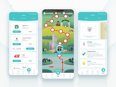 Scratchy App app design illustration map mobile redesigned ui ux