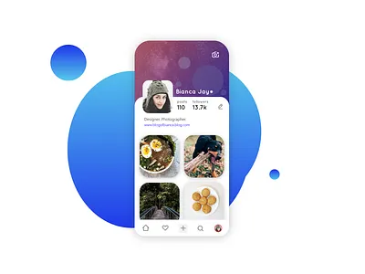 User Profile app design application ui dailyui design design app profile profile design profile page ui user user profile ux