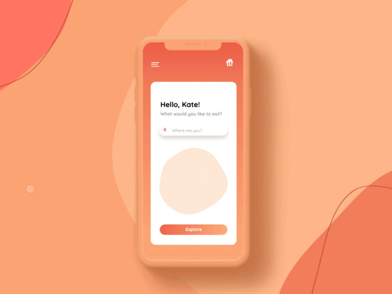Redesign concept of Takeaway animation app clean clean app clean design food food app food delivery mobile popular template trend 2019 trending ui ux