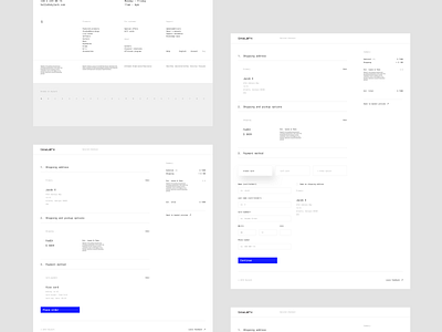 Skylark - Checkout account basket checkout e commerce minimalistic moog mpc product store techno