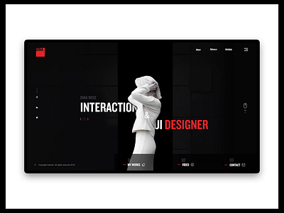 Portfolio website: Switch between dark and light mode