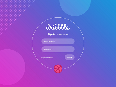 Dribbble Signin login login design login form login page login page design login screen sign sign in sign in form sign in page sign in screen ui uiux ux