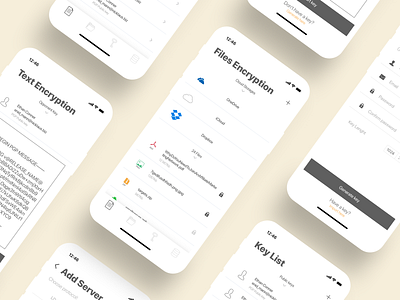 CryptoTools Security App Redesign app app design apple appstore bitcoin branding concept ecnryption interface mobile ui security ui uiux