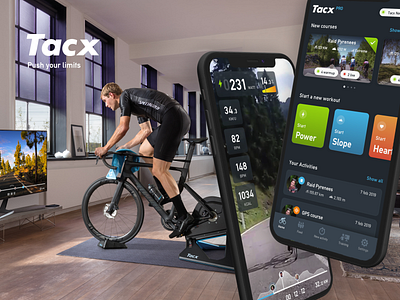 Tacx App cycling tacx video