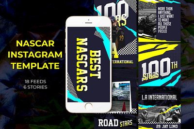 Nascar Full Package Instagram creative design instagram instagram banner instagram post instagram stories instagram template poster art socialmedia typography